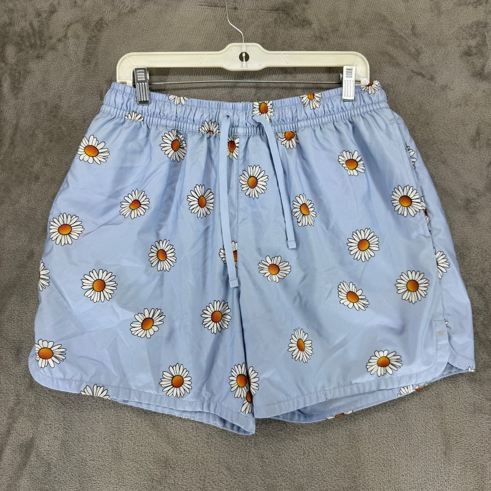 Nike Sportswear Sport Essentials Daisy Floral Shorts Blue DM6909-548 Mens Large